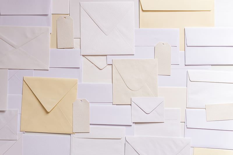 envelope paper lot, HD wallpaper