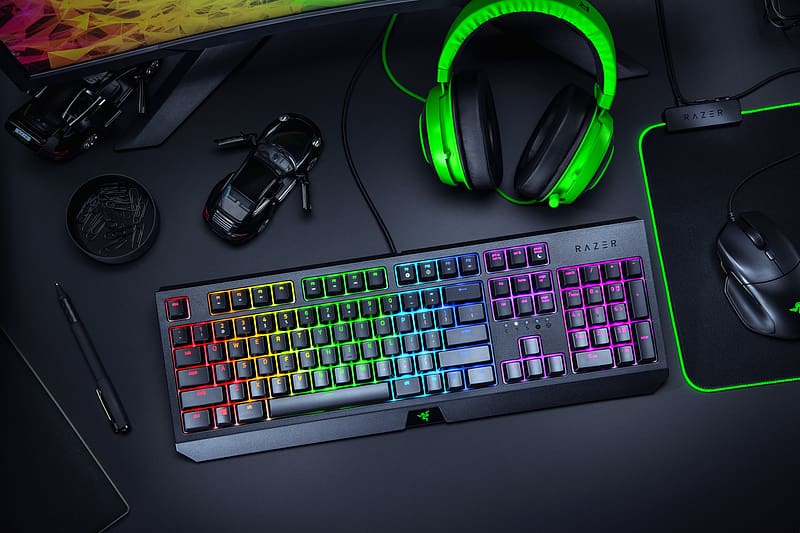 Gaming PC, Computer, RGB, Keyboard, Gamers, HD wallpaper