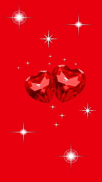 Sparkle hearts, corazones, love, red, sparkle, HD phone wallpaper | Peakpx
