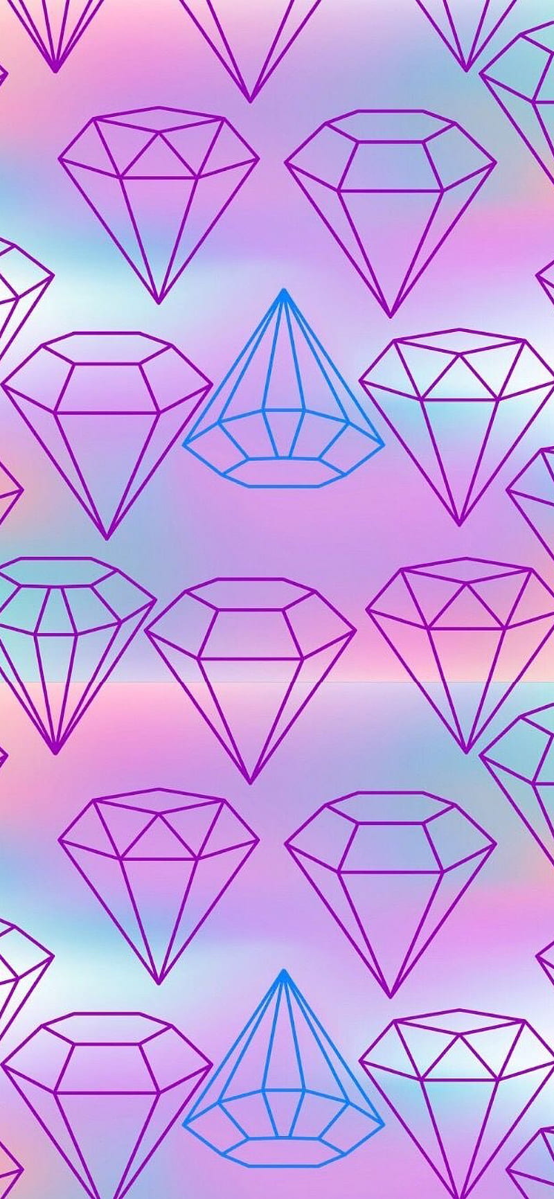 Diamantes, azul, lindo, diamante, femenino, patrón, rosa, Fondo de pantalla  de teléfono HD | Peakpx
