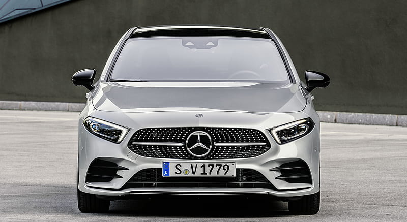 2019 Mercedes-Benz A-Class Sedan (Color: Iridium Silver) - Front , car, HD wallpaper