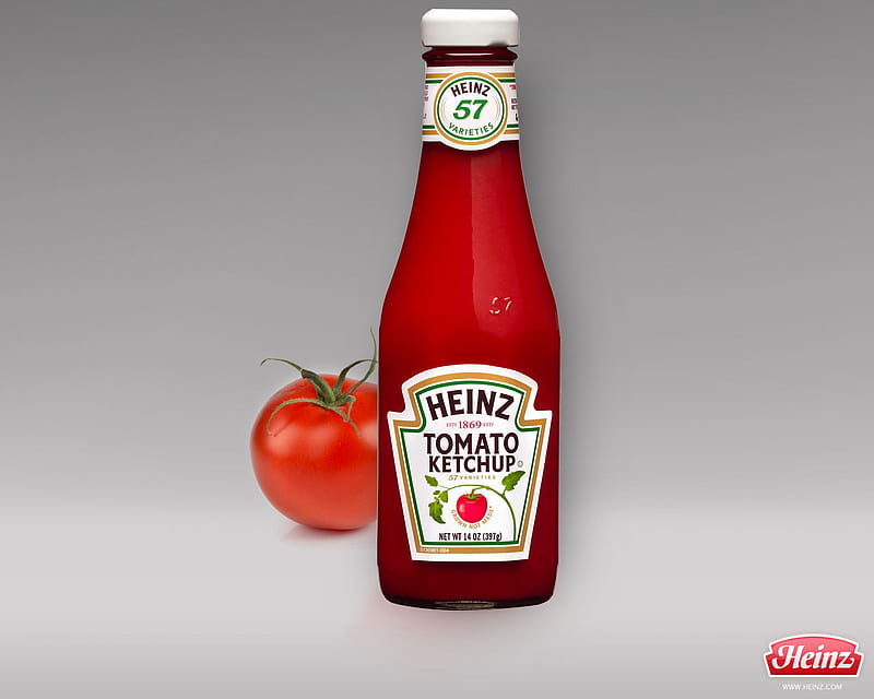 Heinz Ketchup, red, glass, ketchup, heinz, tomato, taste, bottle, HD wallpaper