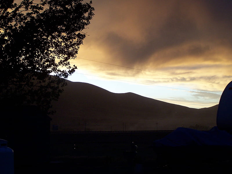Winnemucca, Nevada sunset, Scenic, Sky, Desert, Sunsets, HD wallpaper