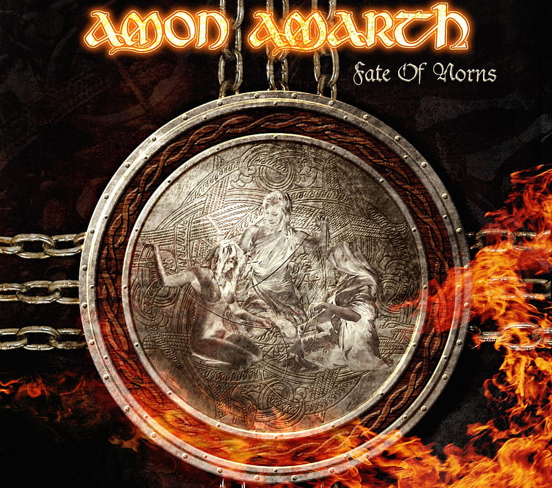 Amon Amarth - Fate of Norns, fate, music, band, amarth, amon, norns, metal, logo, heavy, viking, HD wallpaper