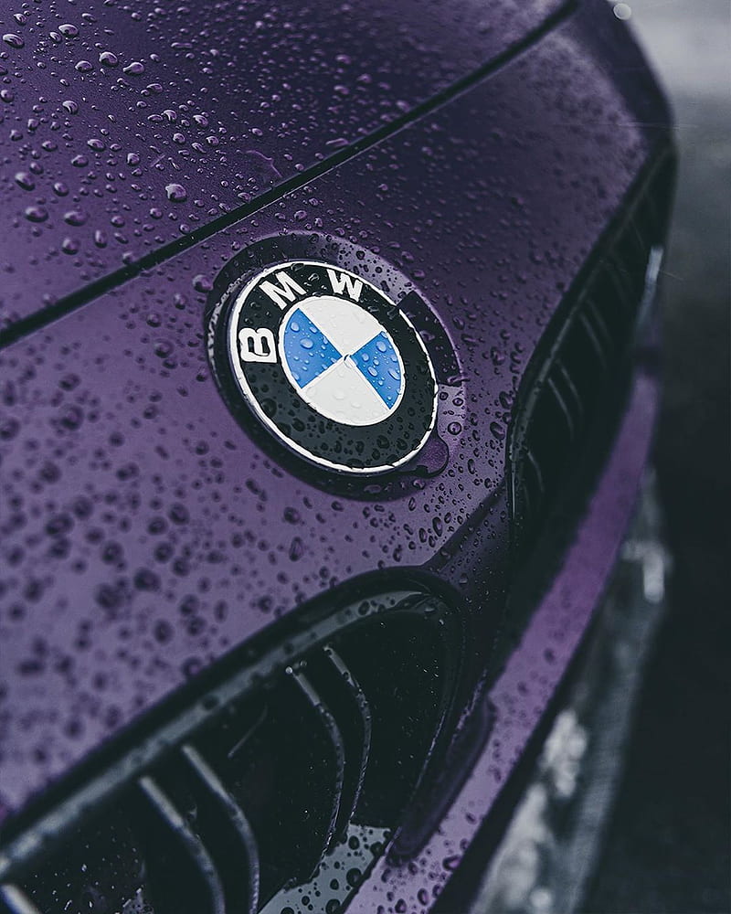 HD bmw purple logo wallpapers