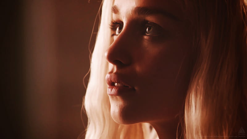 Daenerys Targaryen Portrait Digital Art, daenerys-targaryen, emilia-clarke, game-of-thrones, tv-shows, HD wallpaper