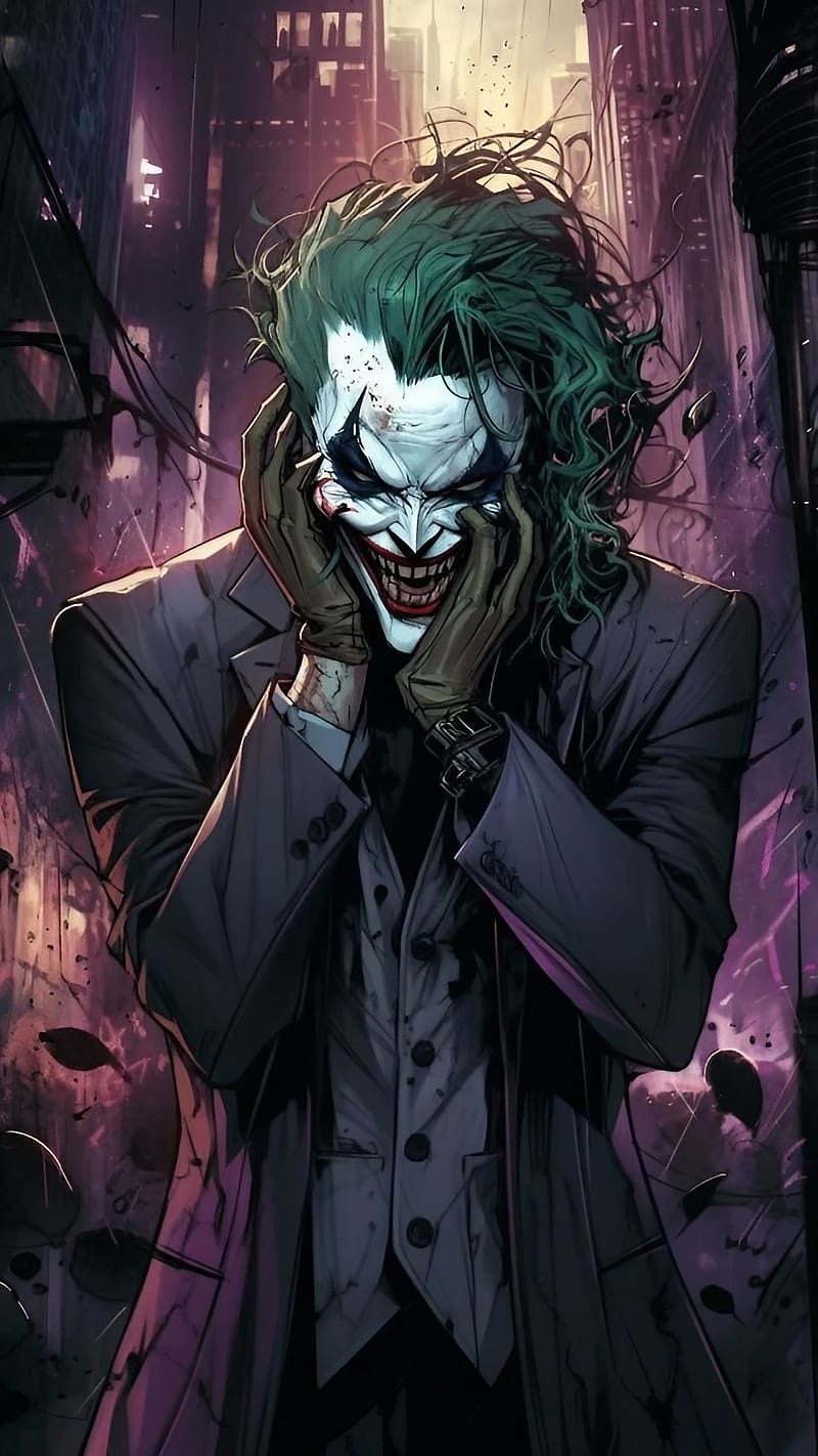 Danger Joker Animated, danger joker, joker animated, super villain, HD phone wallpaper