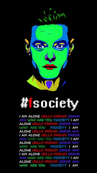 Smoky Design mr robot fsociety wallpaper Poster Price in India