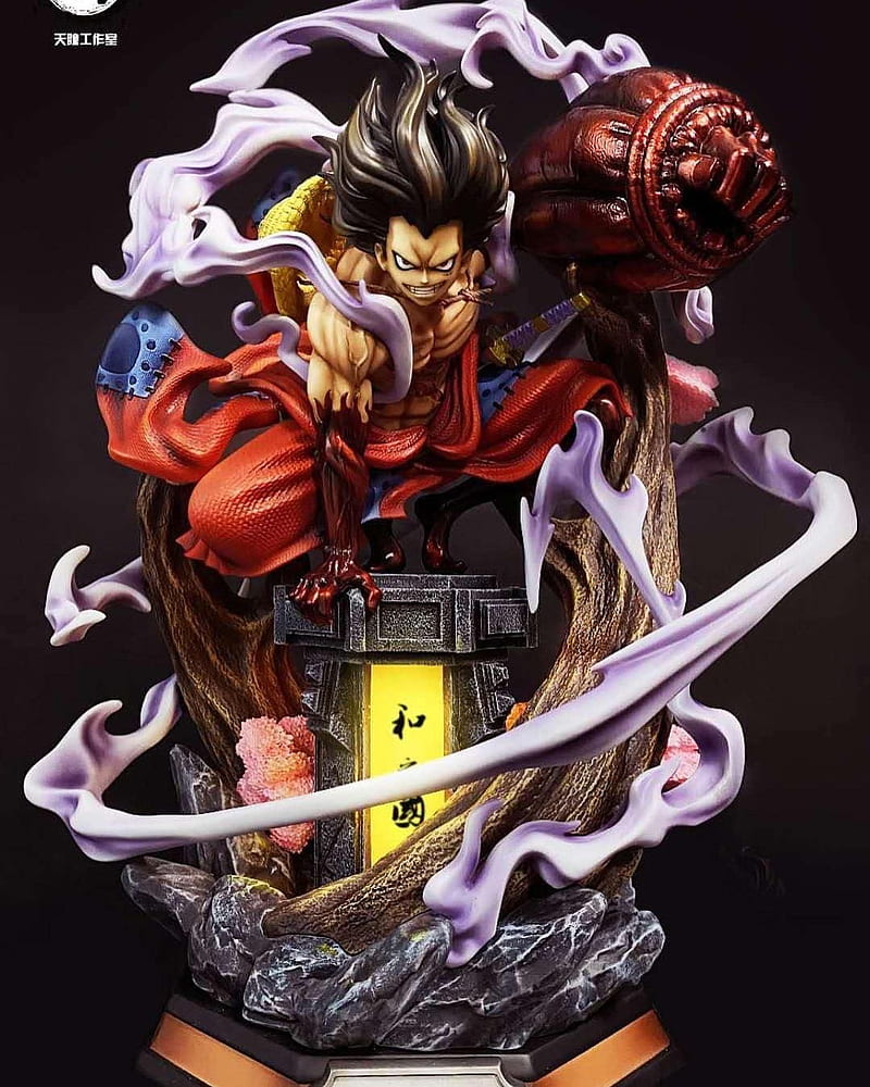 Luffy-Gear 4, bounce man, boundman, gear, gear 4, luffy, monkey, monkey d luffy, one piece, snake man, tank man, HD phone wallpaper