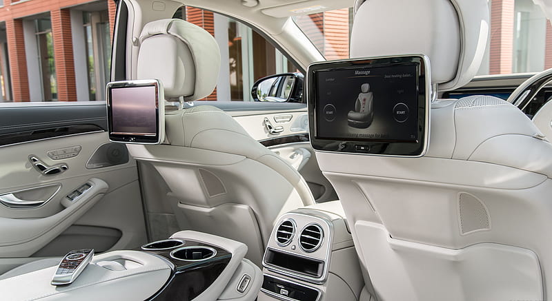 2014 Mercedes-Benz S-Class S500 (UK-Version) Rear Seat Entertainment ...