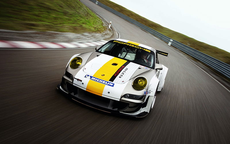Porsche 911 Track Racing, porsche-911, porsche, carros, track, racing, HD wallpaper