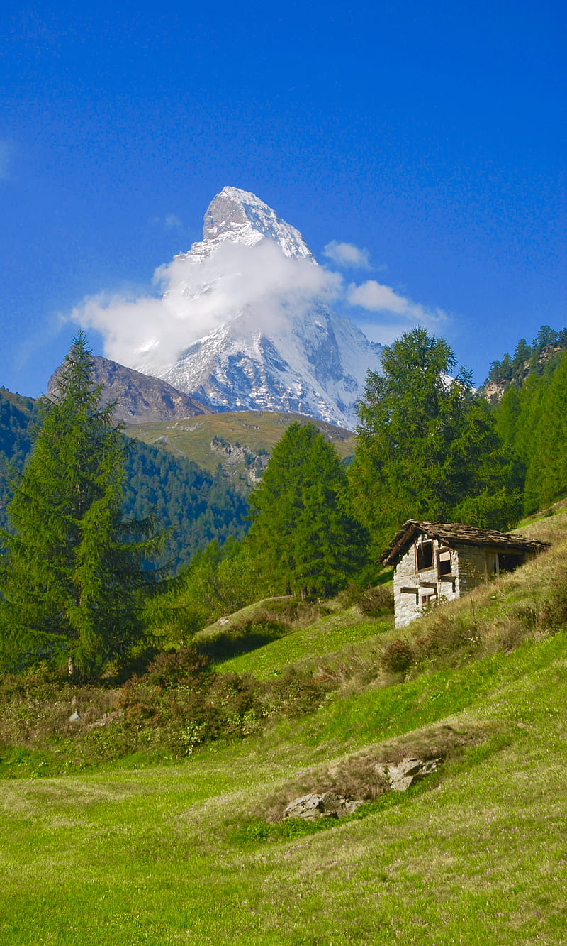 Matterhorn, mountains, switzerland, HD phone wallpaper