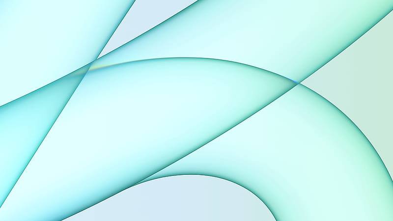 Light Cyan Apple Inc. Lines Abstraction Abstract, HD wallpaper | Peakpx
