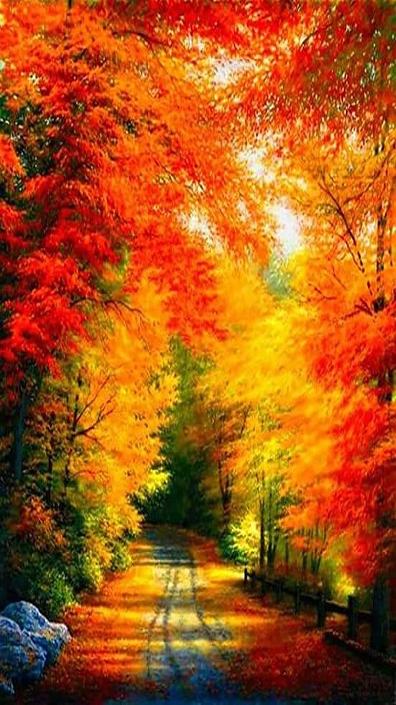 Autumn Landscape, autumn, landscape, HD phone wallpaper