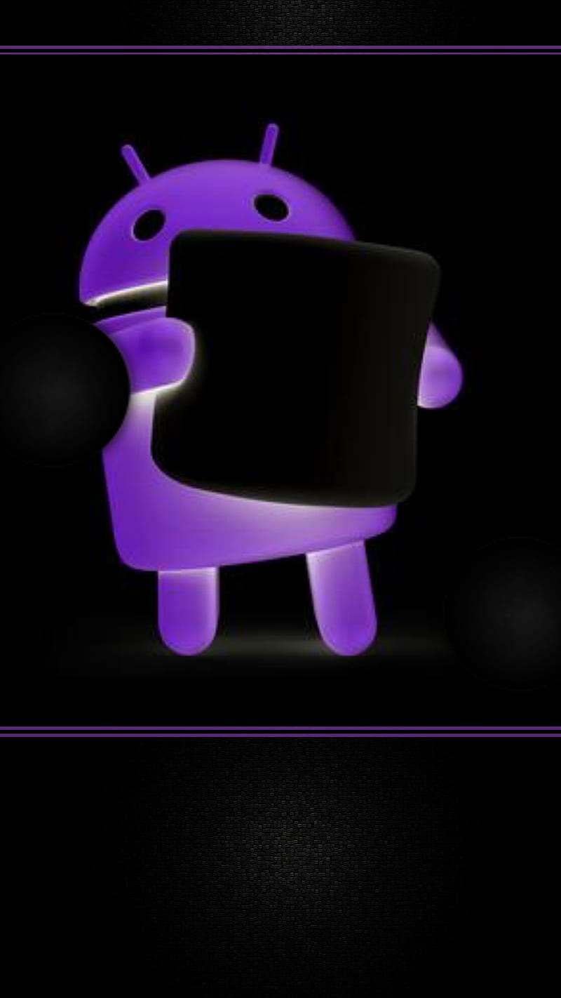 Black Marshmallow, dark, droid, HD phone wallpaper Black Marshmallow, dark, droid, HD phone wallpaper