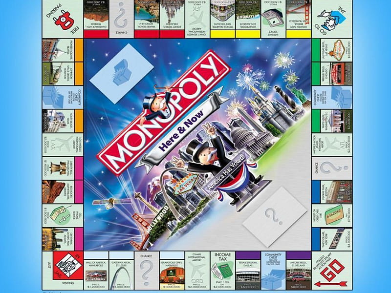 Monopoly, board games, HD wallpaper