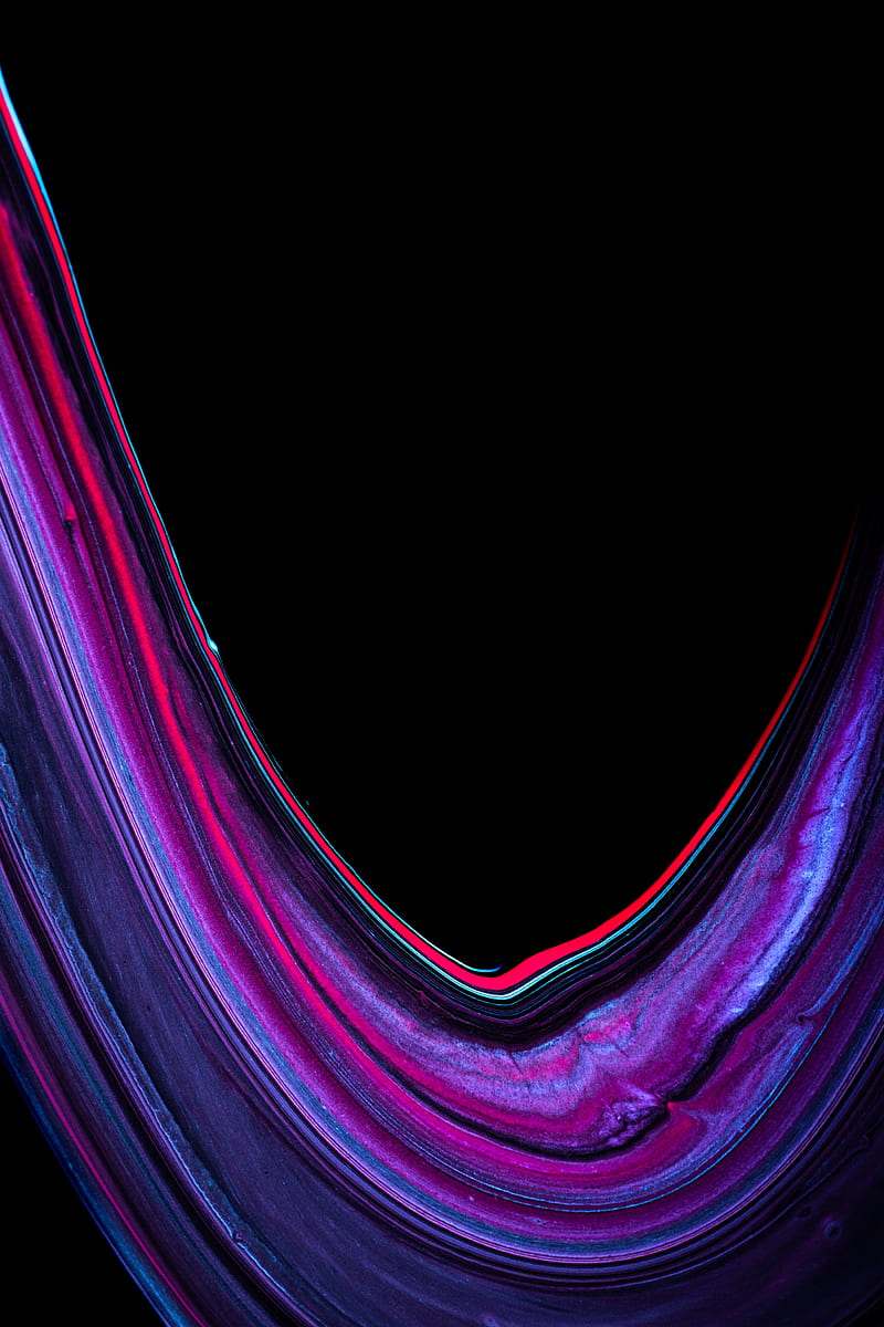 Paint, liquid, bend, stains, abstraction, purple, HD phone wallpaper |  Peakpx