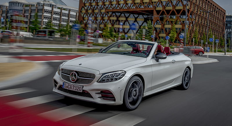 2019 Mercedes-Benz C-Class C300 Cabrio (Color: Diamond White) - Front ...