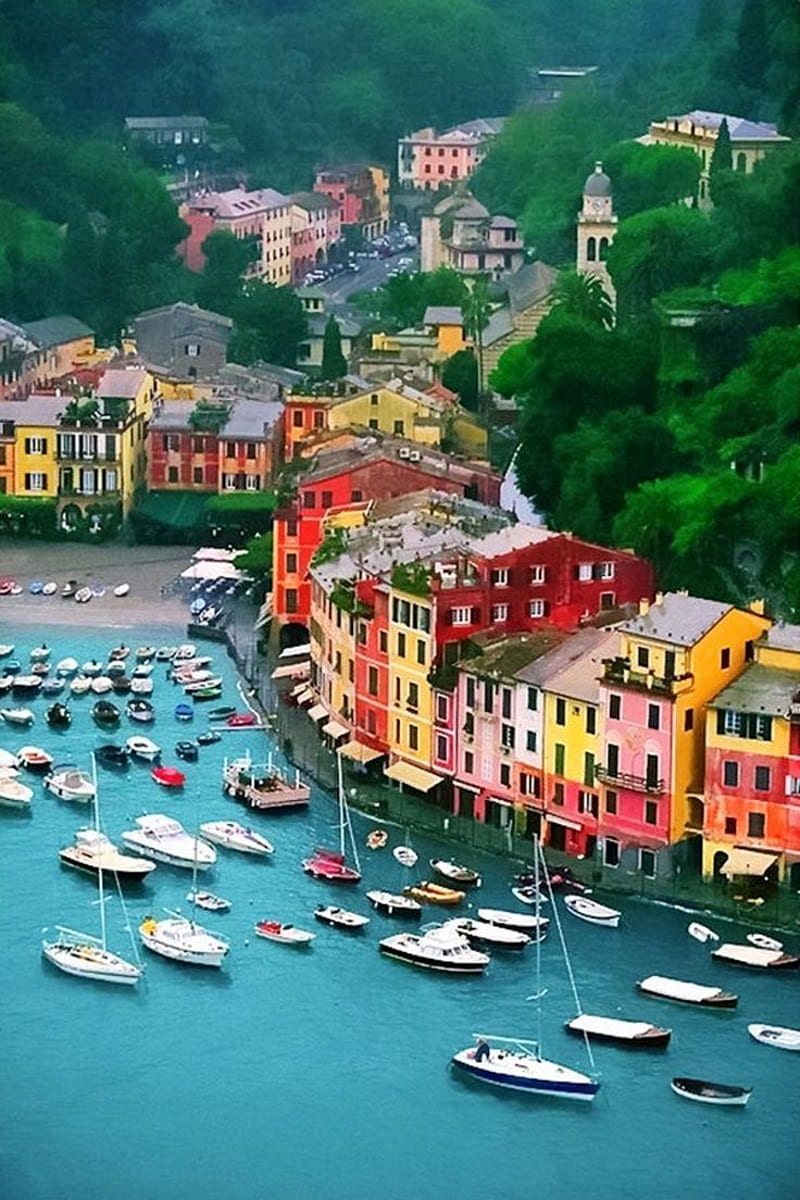 Top 10 Breathtaking Coastal Towns in Italy. Places to visit, Places to travel, Places to go, Portofino Italy, HD phone wallpaper