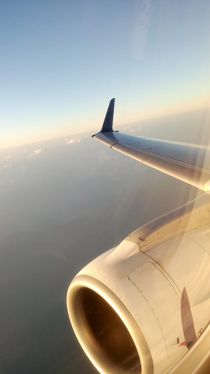 Flight view, airplane, window, HD phone wallpaper | Peakpx