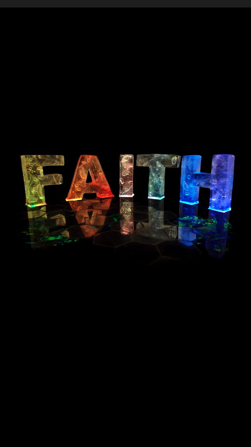 faith, name, reflection, HD phone wallpaper