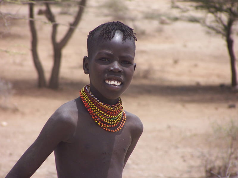 Samburu Boy, kenya, Samburu, boy, Portraits, HD wallpaper