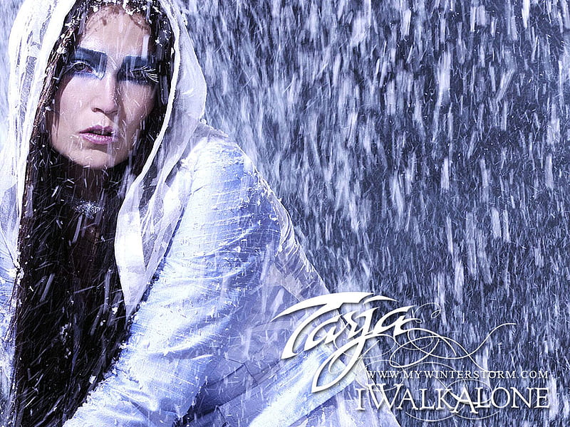 I Walk Alone, rain, down pour, actress, HD wallpaper