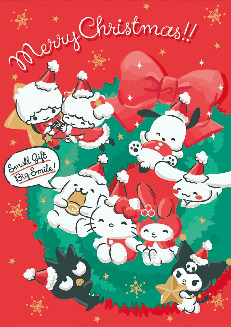 iPhone Wall Christmas tjn  Hello kitty wallpaper Hello kitty printables Hello  kitty items