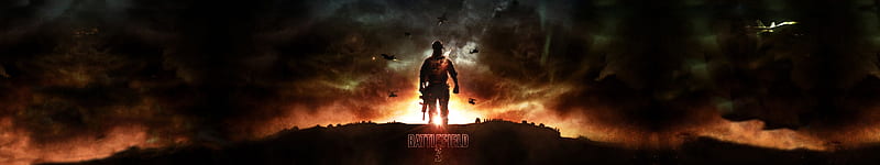 Battlefield 3 (5760x1080), 5760x1080, Battlefield 2, 5760, Battlefield, Bf4, Battlefield 3, Battlefield 4, Bf3, HD wallpaper