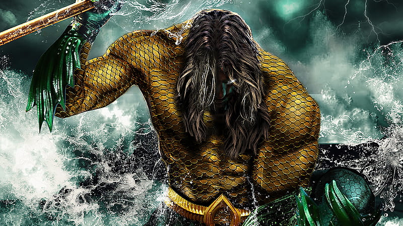 Aquaman 2020 Art, aquaman, superheroes, artwork, HD wallpaper