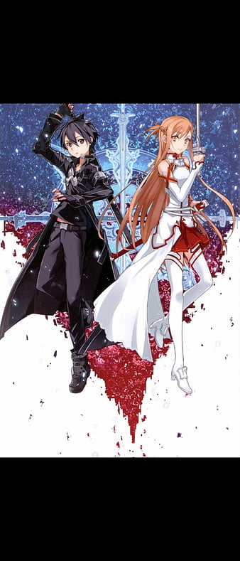 Asuna and Kirito [Sword Art Online] collage by KingBlue1822 on