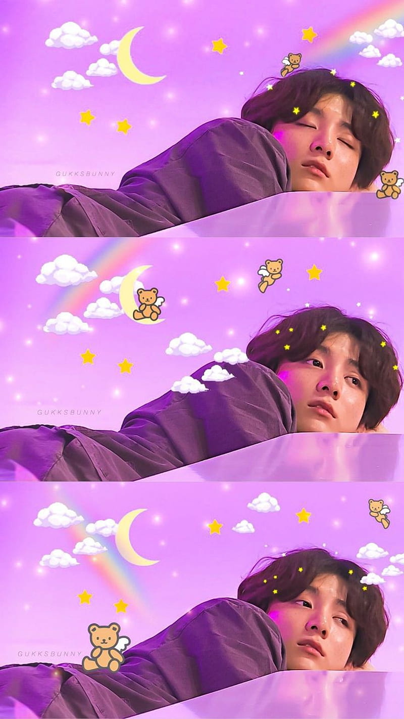 Jungkook Cute Purple Colour Music K Pop Hd Mobile Wallpaper Peakpx