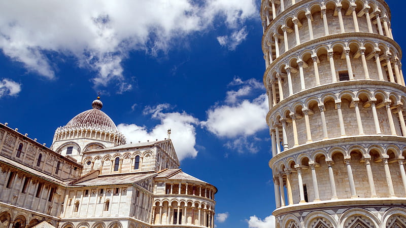 Italy Leaning Tower of Pisa Travel, HD wallpaper