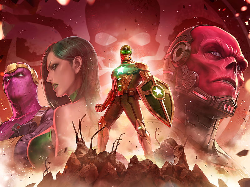 Marvel Future Fight, marvel-future-fight, games, superheroes, HD wallpaper