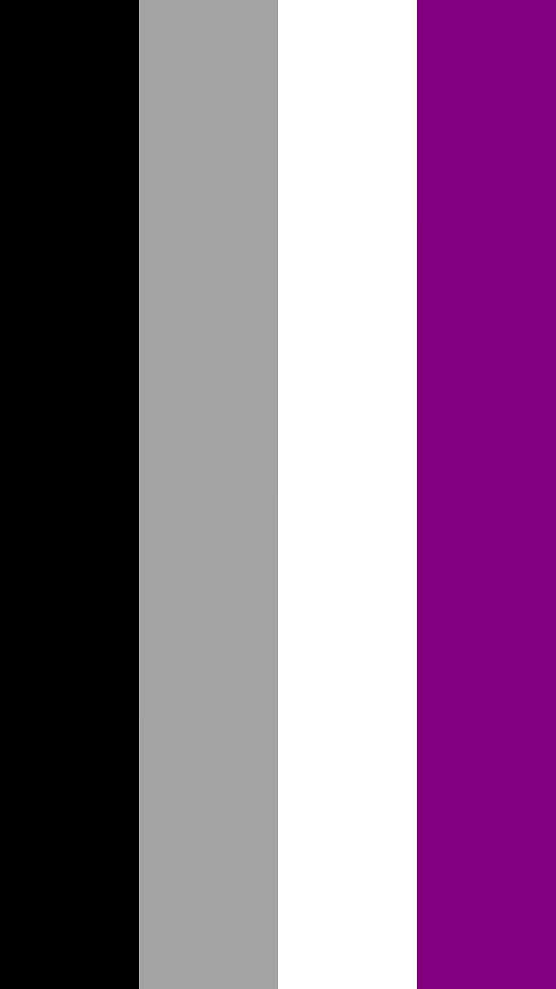 Pride Flag - Asexual , Adoxalinia, June, Pride, acceptance, ace, activist, allies, asexual, asexuality, black, community, demisexual, diversity, flag, gender, girl, gray, gray-asexuals, human, lgbt, lgbtq, month, parade, power, proud, purple day, rights, solidarity, strong, together, tolerance, white, HD phone wallpaper