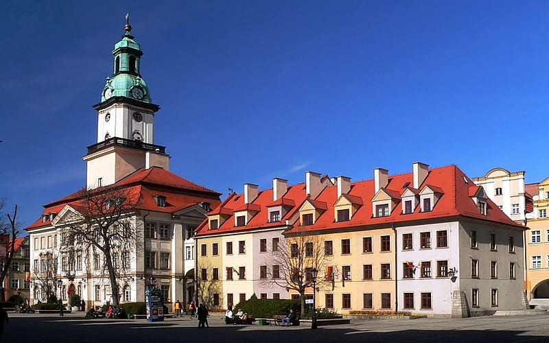 Jelenia Gora - Ratusz - Poland, gora, jelenia gora, town hall, city hall, polish, ratusz, jelenia, polska, HD wallpaper
