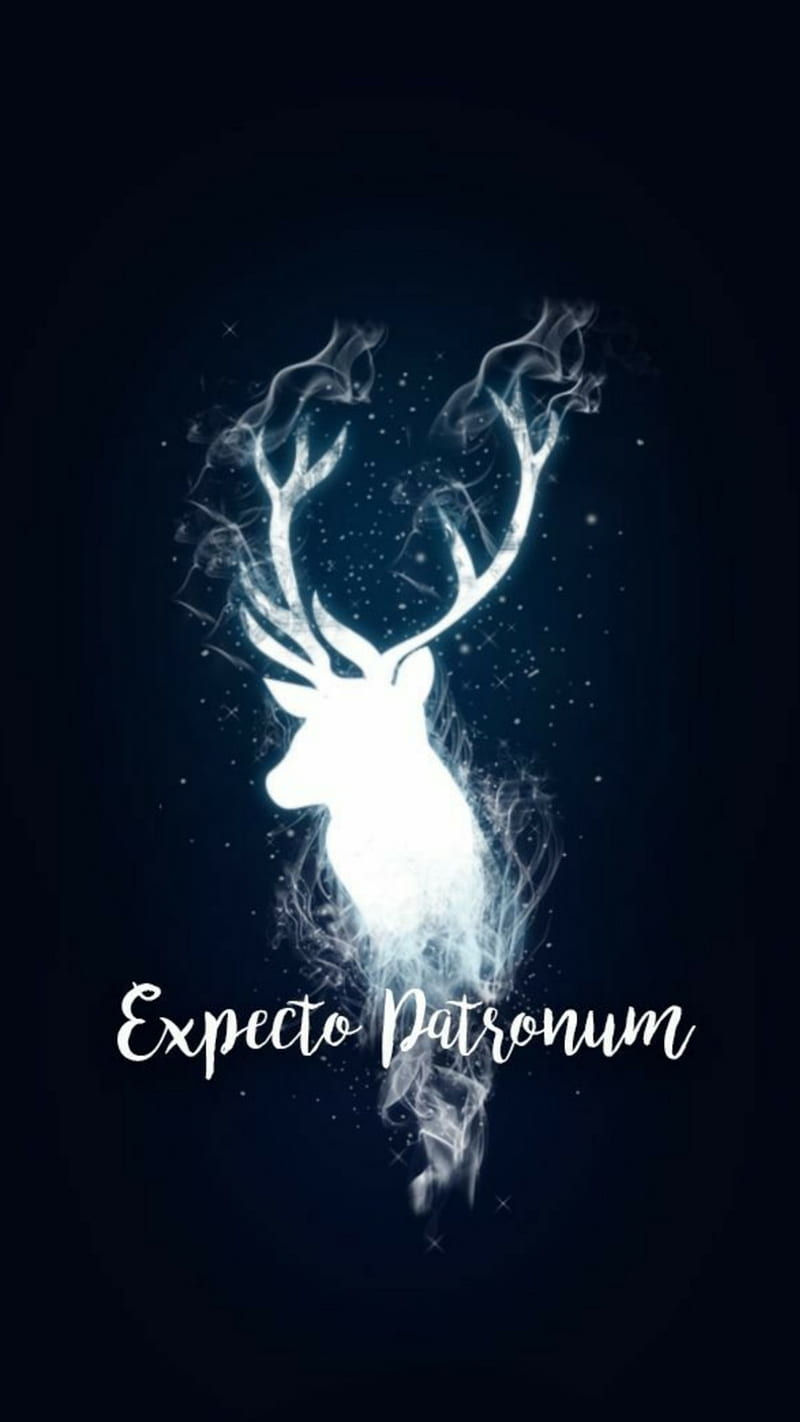 HarryPotter Patronus, harrypotter, patronus, expectopatronum, harry, potter, stag, guardian, HD phone wallpaper
