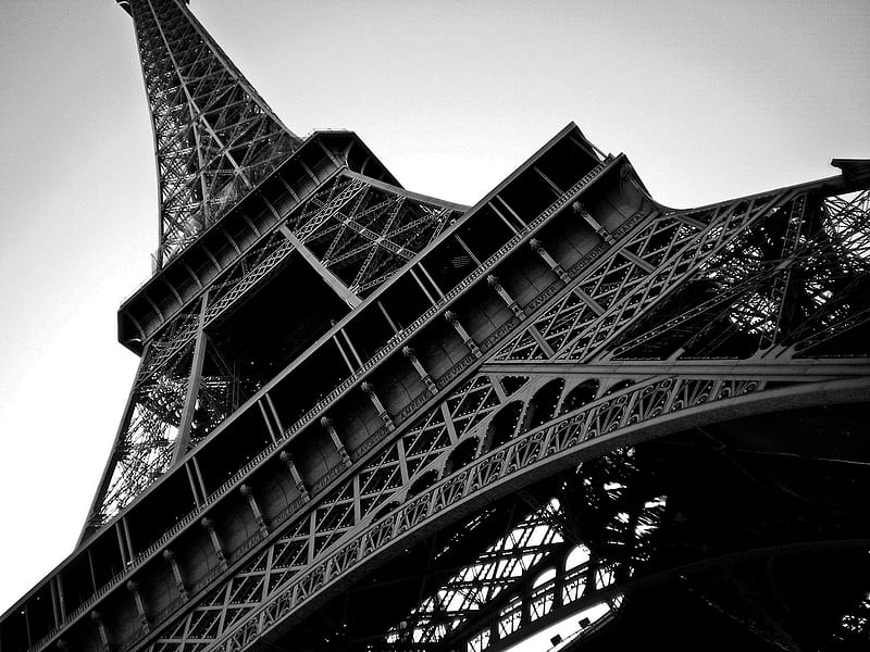 Eiffel Tower, french, high, gris, paris, HD wallpaper
