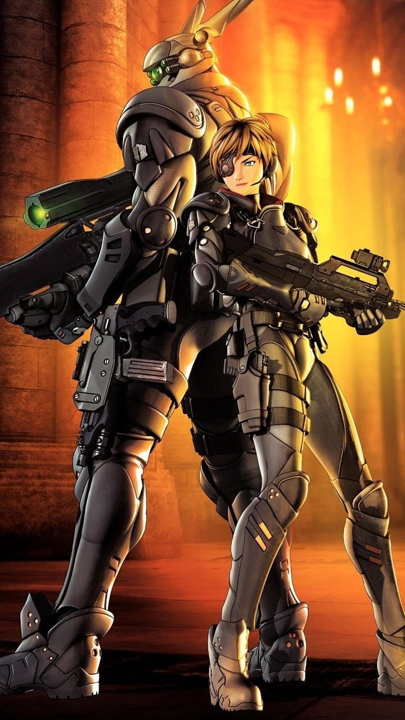 APPLESEED EX MACHINA, anime, deunan, ghost in the shell, soldier, HD phone wallpaper