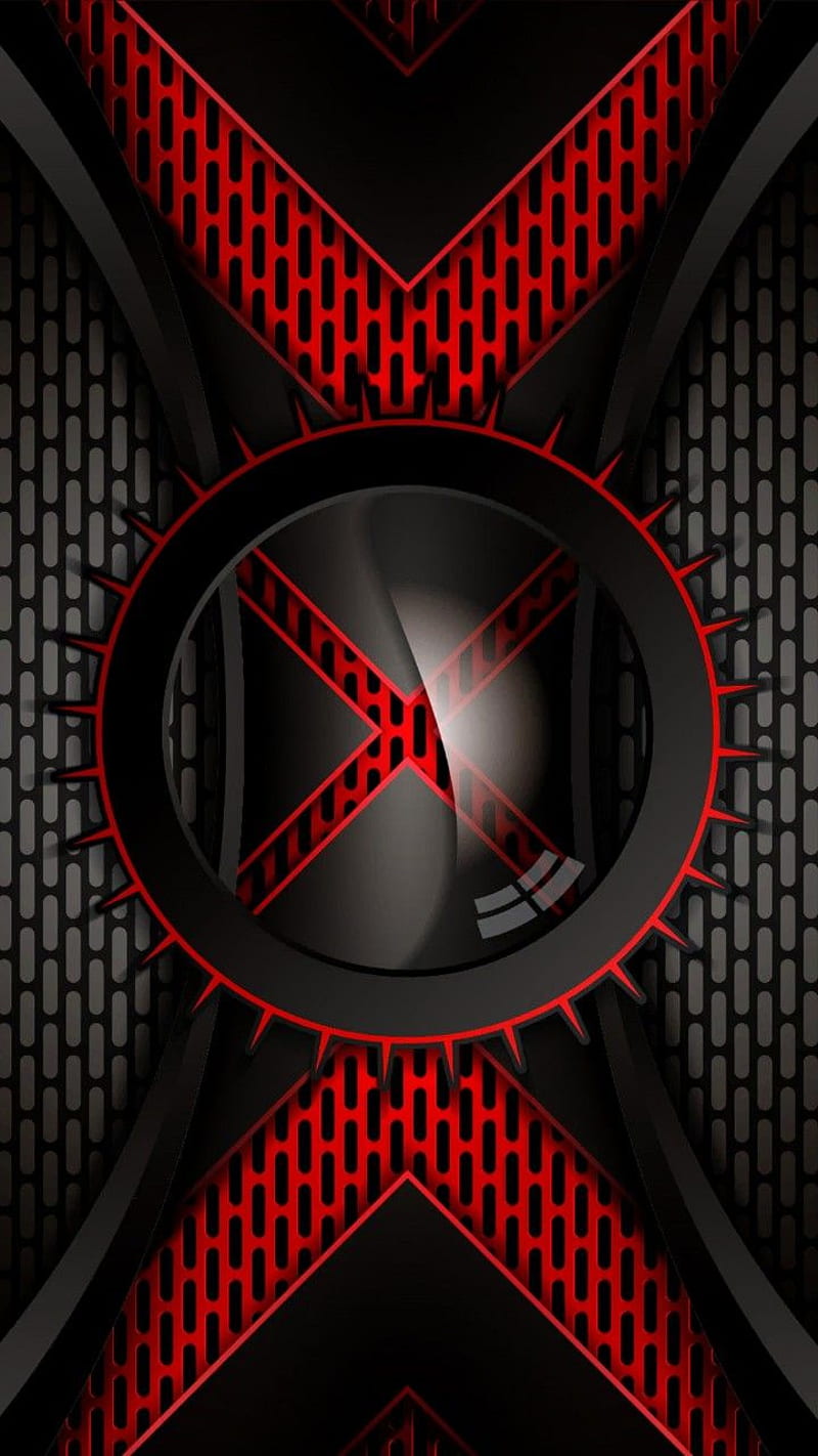 Tech Background Red