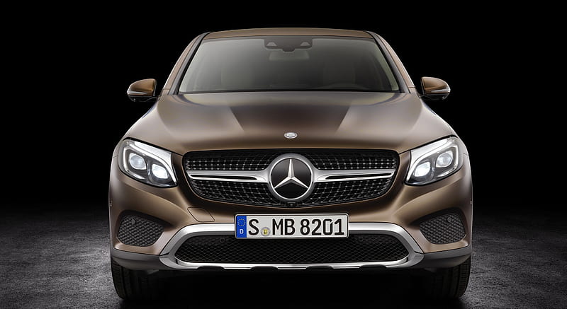 2017 Mercedes-Benz GLC Coupe (Color: Citrine Brown Magno) - Front , car, HD wallpaper