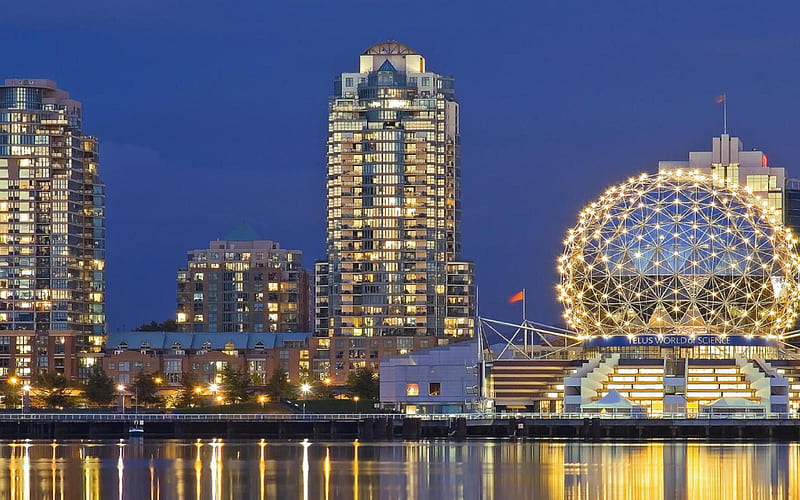 Downtown Vancouver British Columbia-architectural scenery, HD wallpaper
