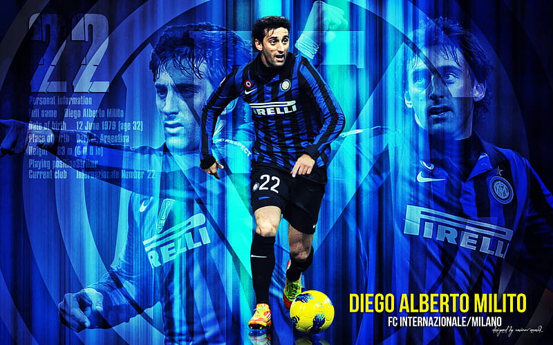 Soccer, Diego Milito, Inter Milan, HD wallpaper | Peakpx