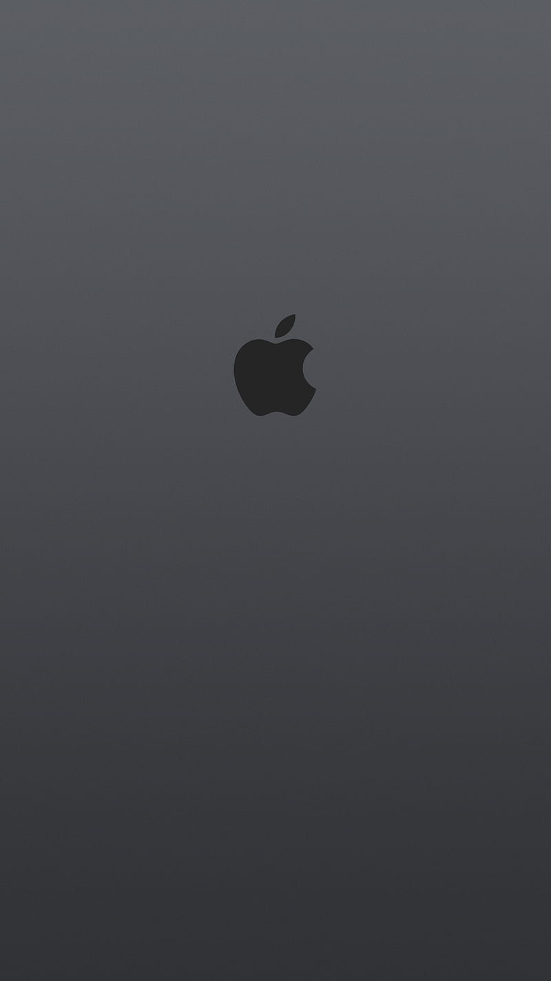 Charcoal Gray, apple, iphone, minimal, plus, q, retina, simple, x 8 9 10, HD phone wallpaper