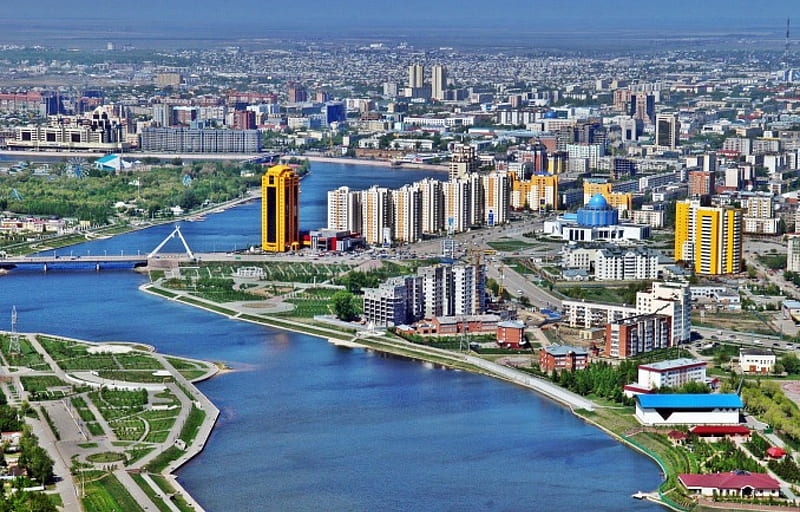 Astana - Kazakhstan, Towns and Cities, Kazakhstan, Cities, Asia, Astana, HD wallpaper