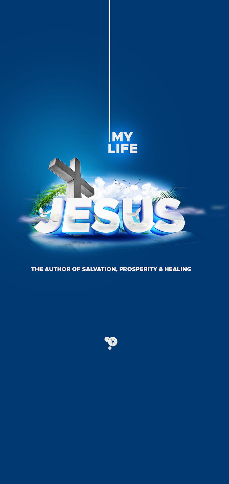 Jesus Is My Life, 3d, christ, christian, faith, heaven, jesus, love, origin, origins, spiritual, HD phone wallpaper