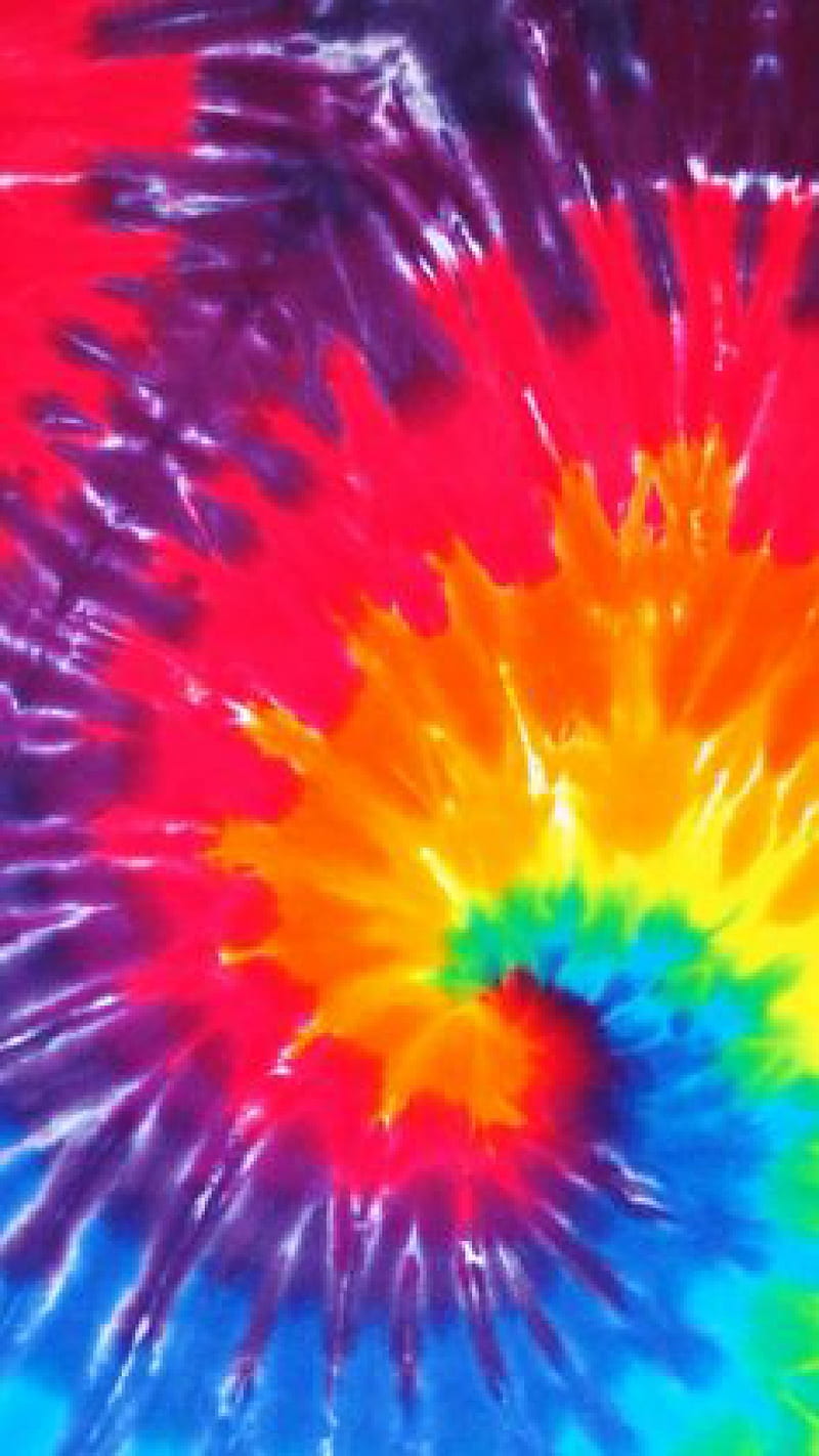 Tie Die, 70s, color, colorful, dye, explosion, tshirt, HD phone wallpaper