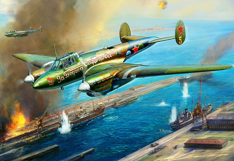 Bombers, Petlyakov Pe-2, Aircraft, Bomber, Warplane, HD wallpaper