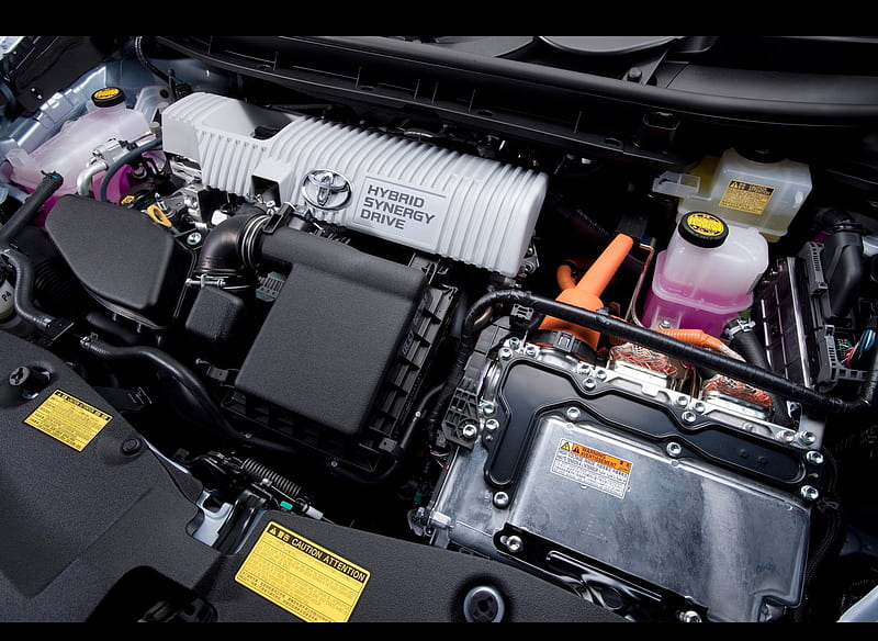 2012 Toyota Prius V - Engine, car, HD wallpaper