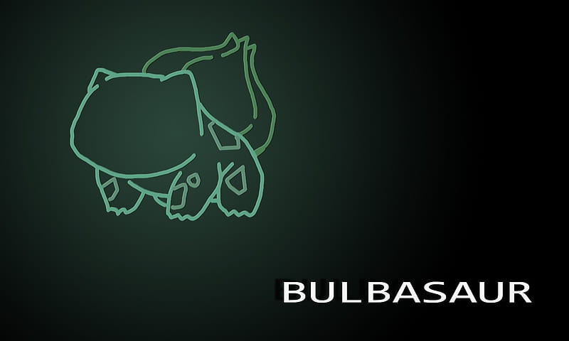 Bulbasaur the Seed Pokemon, cute, pokemon, poison, grass, HD wallpaper